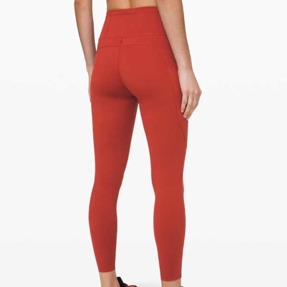 Lululemon Fast and Free Tight II 25" *Non-Reflective Nulux Magma - Picture 1 of 9